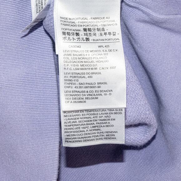 LVC Levi's Vintage Clothing Bay Meadows Sweatshirt Faded Violet sz Small - Picture 5 of 7